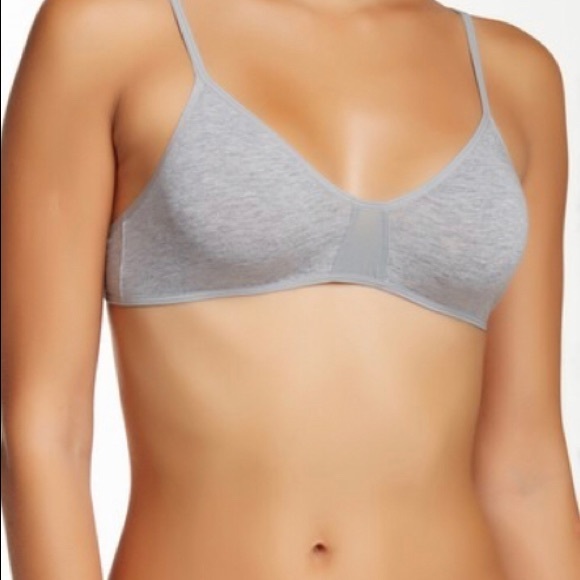 ❤️JOE’S JEANS BASIC HEATHER GREY BRALETTE NWT - Picture 1 of 4